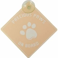 SCA Precious Paws On Board Car Sign