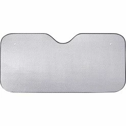 SCA Tall Bubble Sunshade Matte Silver Accordion Front