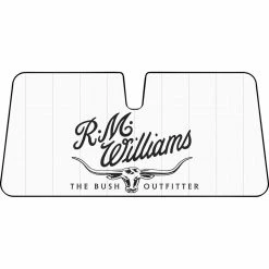 R.M.Williams R.M. Williams Logo Sunshade Cream Accordion Front