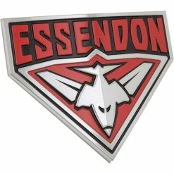 Essendon Bombers AFL Supporter 3D Chrome Logo