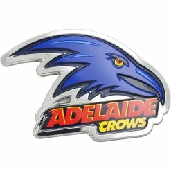 Adelaide Crows AFL Supporter 3D Chrome Logo