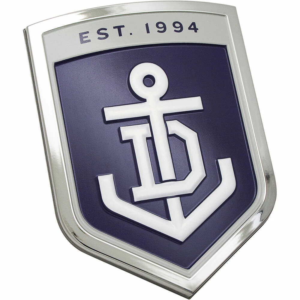 Fremantle Dockers AFL Supporter 3D Chrome Logo