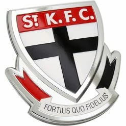 St Kilda Saints AFL Supporter 3D Chrome Logo