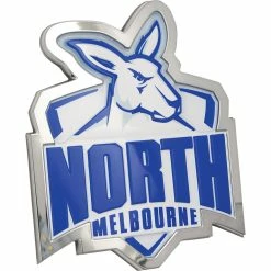 North Melbourne Kangaroos AFL Supporter 3D Chrome Logo