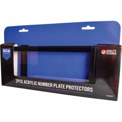SCA Number Plate Protector - 6 Figure Clear Standard