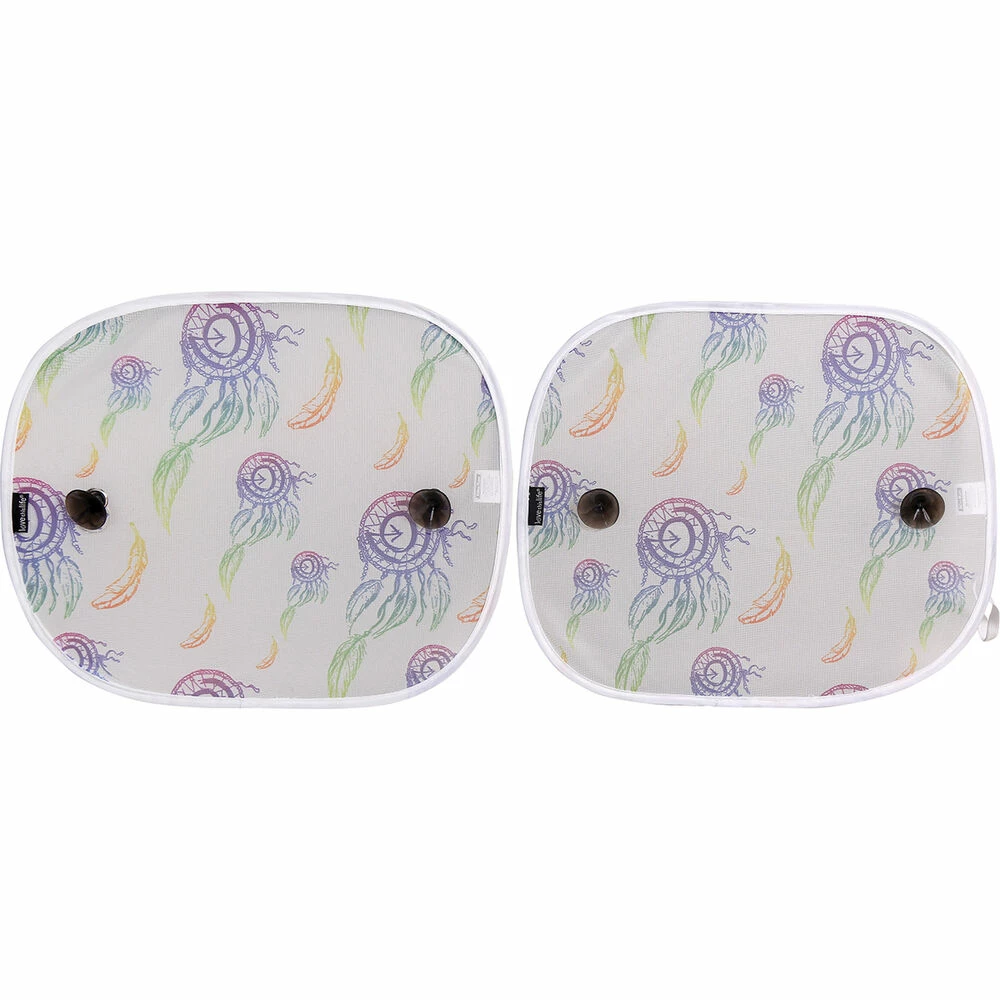 Love This Life Dreamcatcher Sunshade - Fashion 2 Pack Twist Front