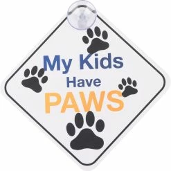 Cabin Crew Pets Window Sign - Fur Baby On Board