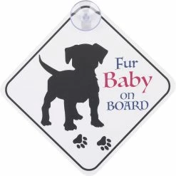 Cabin Crew Pets Window Sign - My Kids Have Paws