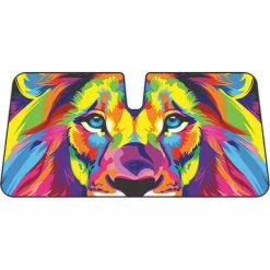 Sperling Enterprises Colourful Lion Sunshade Fashion Accordion Front