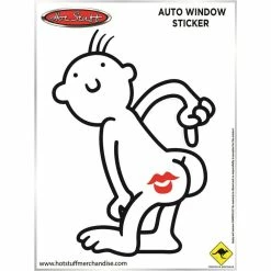 Hot Stuff Sticker Kiss Mine, Vinyl