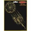 Hot Stuff Sticker Gold Dream Catcher, Metallic