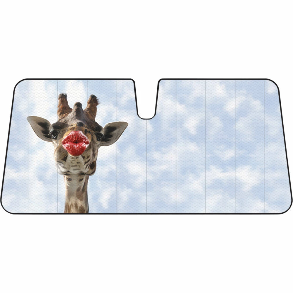 Sperling Enterprises Giraffe Kiss Sunshade - Fashion, Accordion, Front