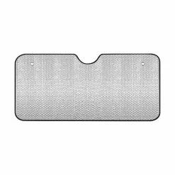 SCA Large Bubble Front Sunshade Matt Silver Accordion