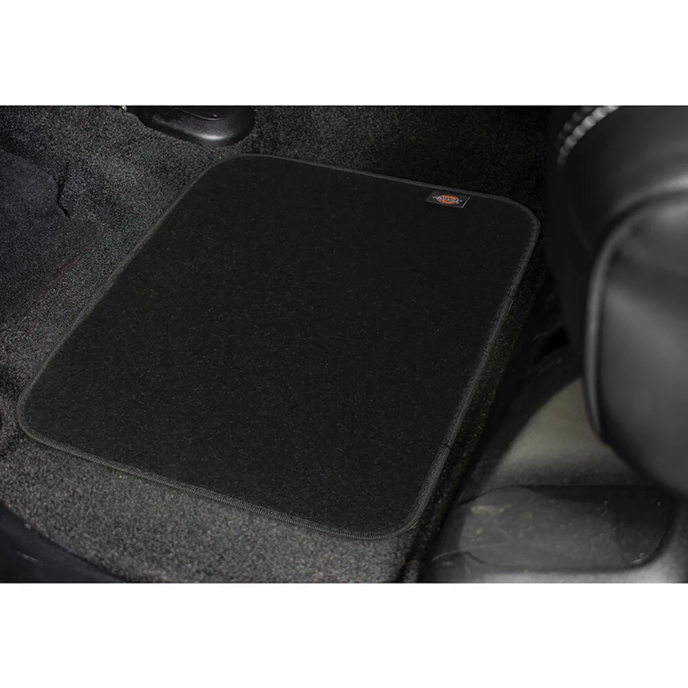 Dickies Carpet OG Black/White Logo Floor Mats Black Set Of 4 - Image 3