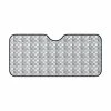 SCA Medium Bubble Front Sunshade Checkered Glitter Accordion