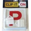 Clip It On QLD/TAS/ACT/SA/NT Red P Plate And Clips Twin Pack