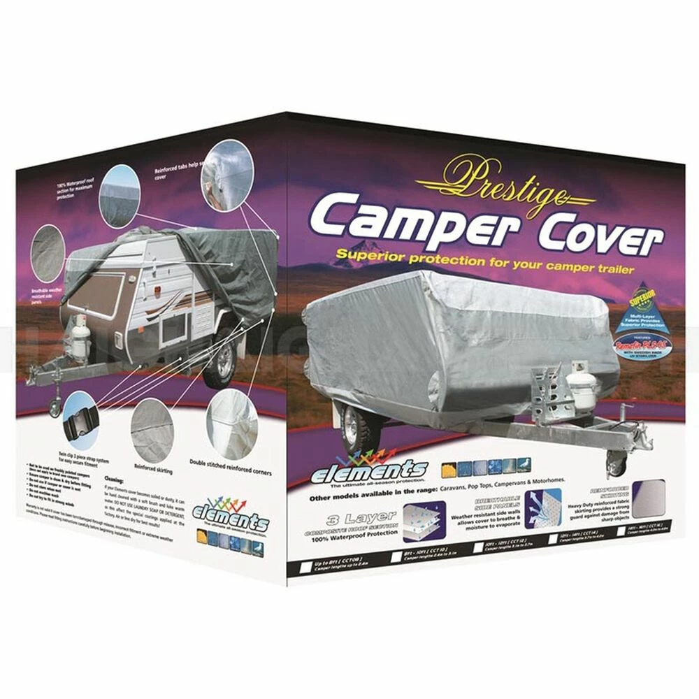 Prestige Triple Layered Roof 100% Waterproof Camper Cover - CCT14