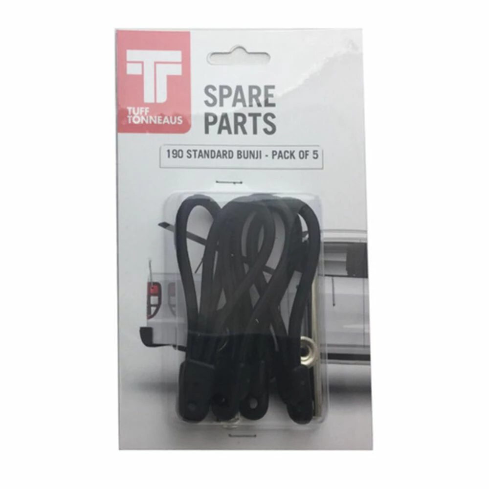 Tuff Tonneaus Replacement Bunji B190 - 5 Pack, STD. B190/5