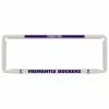 AFL Number Plate Protector - Fremantle, 6 Figure Clear Standard