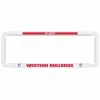 AFL Number Plate Protector - Bulldogs, 6 Figure Clear Standard
