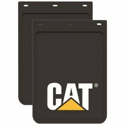 Caterpillar Mud Flaps - Pair, 14x9, MDCATC